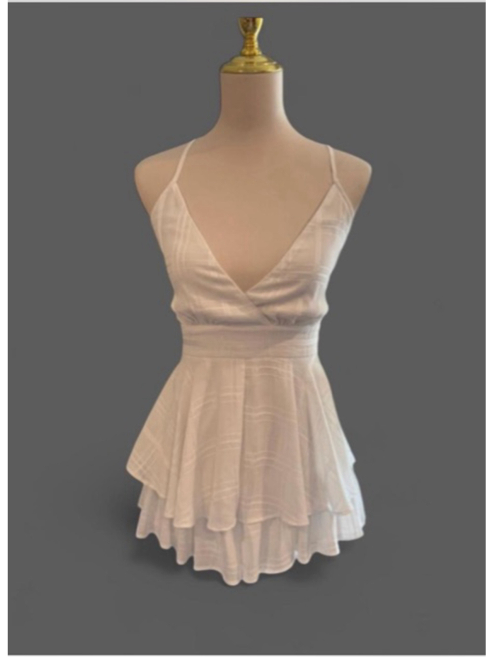 Princess Polly | Theodora Romper Jumpsuit | White | Size 2